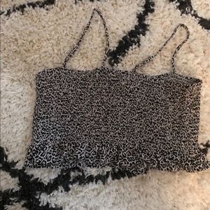 cheetah print crop top